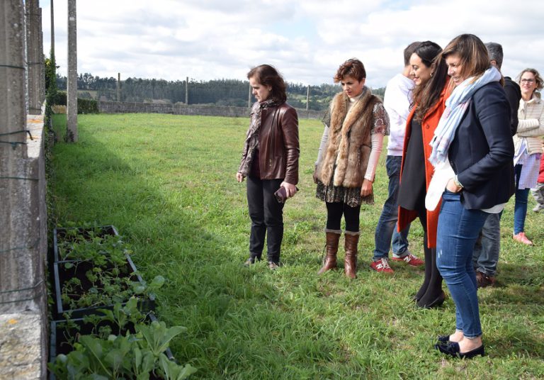 Cecilia Vázquez e María Cruz Ferreira visitaron Santa Comba