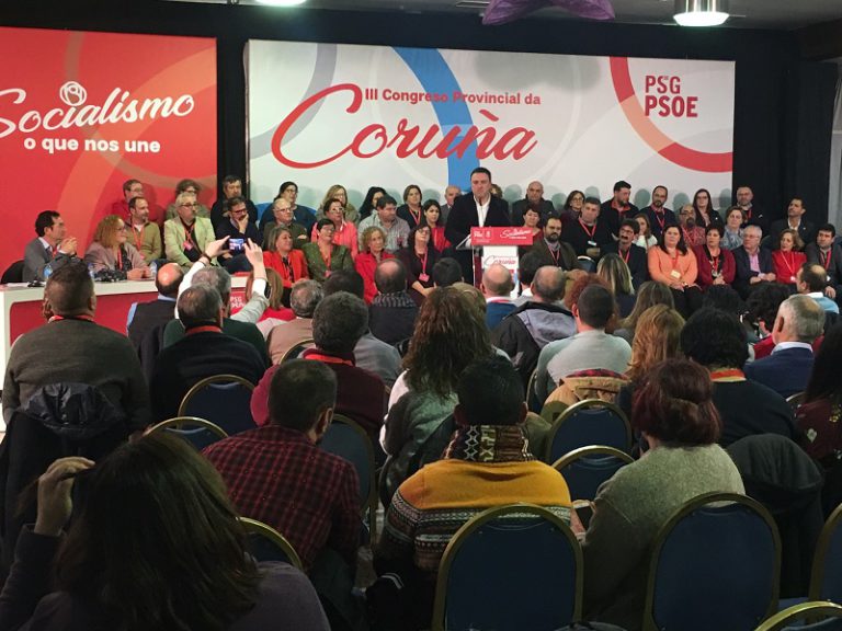 Pequeño Castro preside el PSOE coruñés