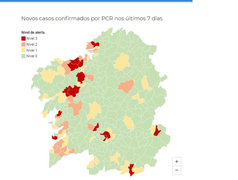 Aumentan las alertas por incidencia del coronavirus en la Costa da Morte