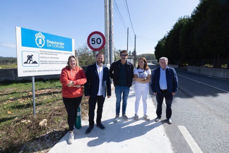 Completada a mellora da estrada A Campara – Pazos